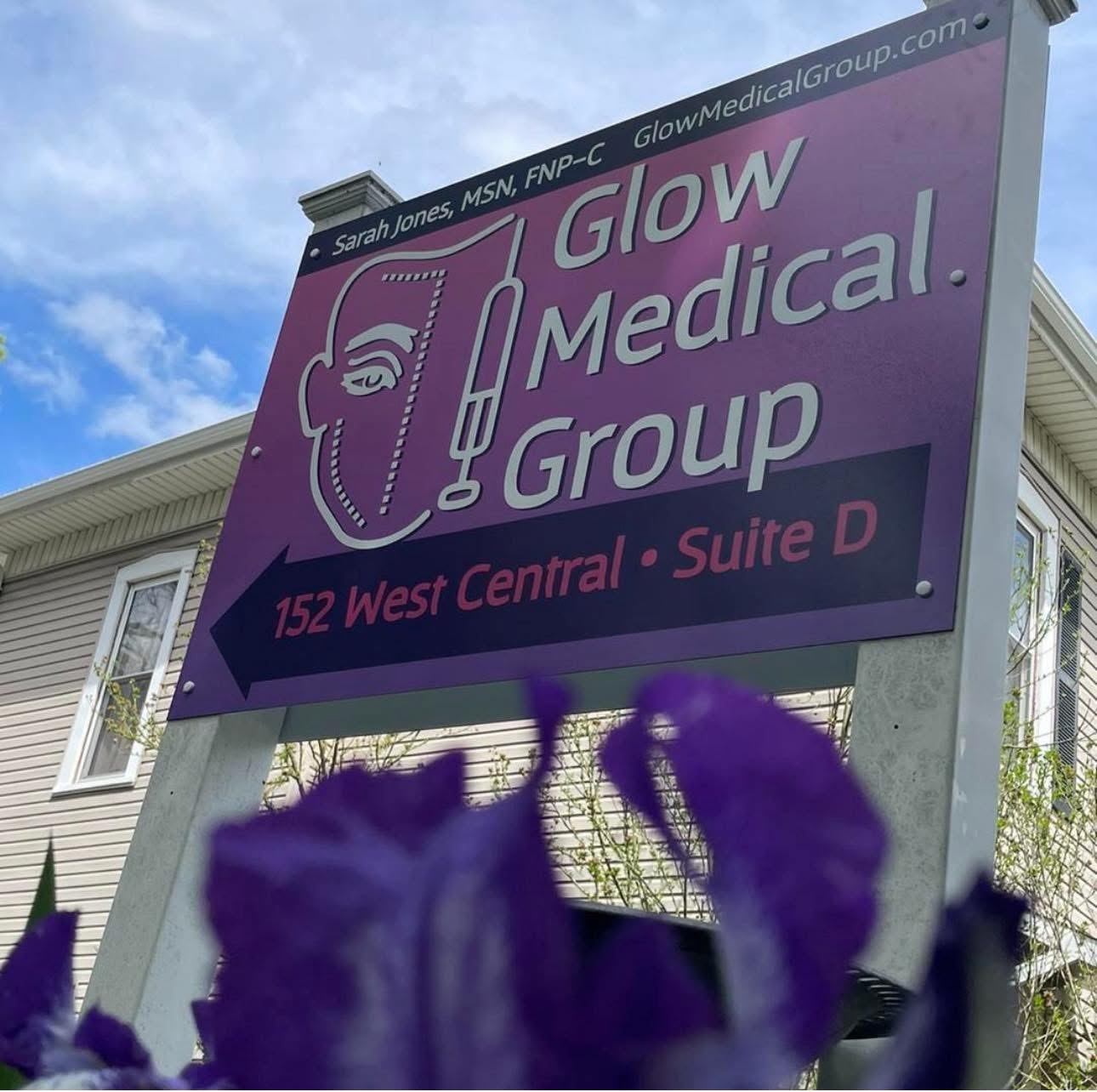 Glow Medical Group storefront sign — 152 W Central Ave, Suite D, Delaware, Ohio